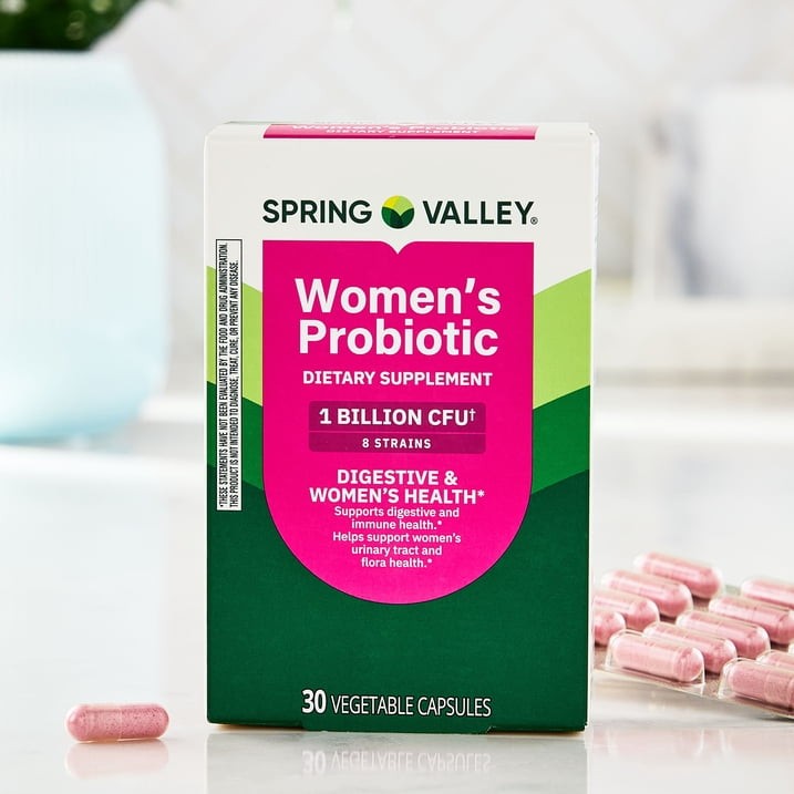 Spring Valley Women’s Probiotic Capsules for Digestive Health, 30 Count