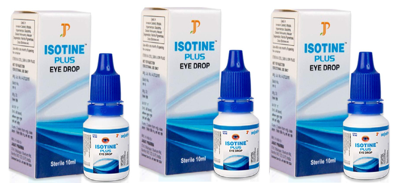 (PACKOF 3) Herbal Eye Drops and 100% PURE Genuine Eye Drops 10ml