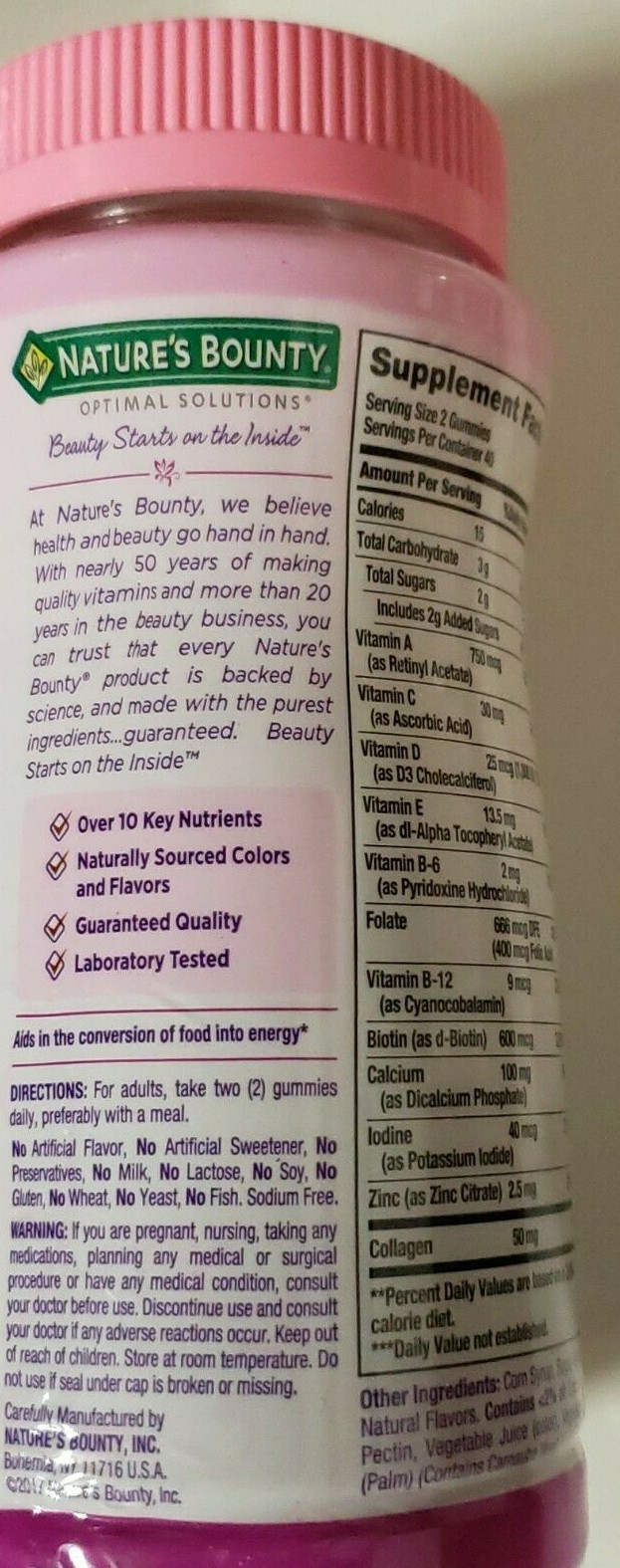 Natures Bounty – WOMENS Multivitamin Gummies – 80 pcs – Raspberry – Exp 10/2024