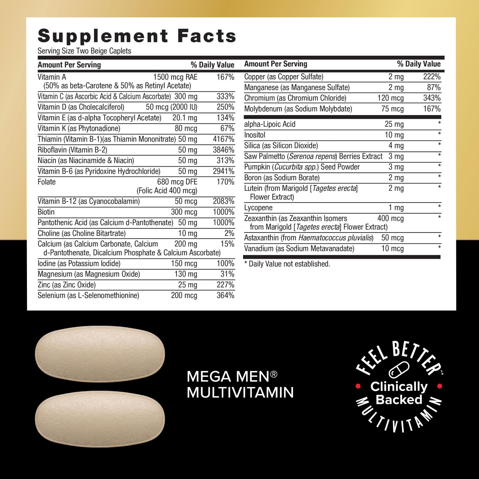 Men’s Ultra Premium Vitapak Program – 8-in-1 Nutrition Pack, Joint Support, 30 S