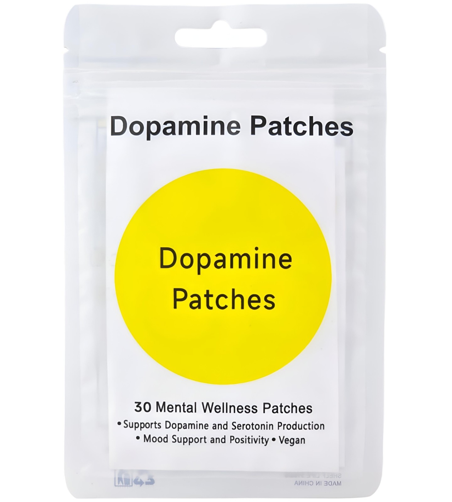 30-PCS Patches Dopamine Mood Support and Positivity Mental Wellness