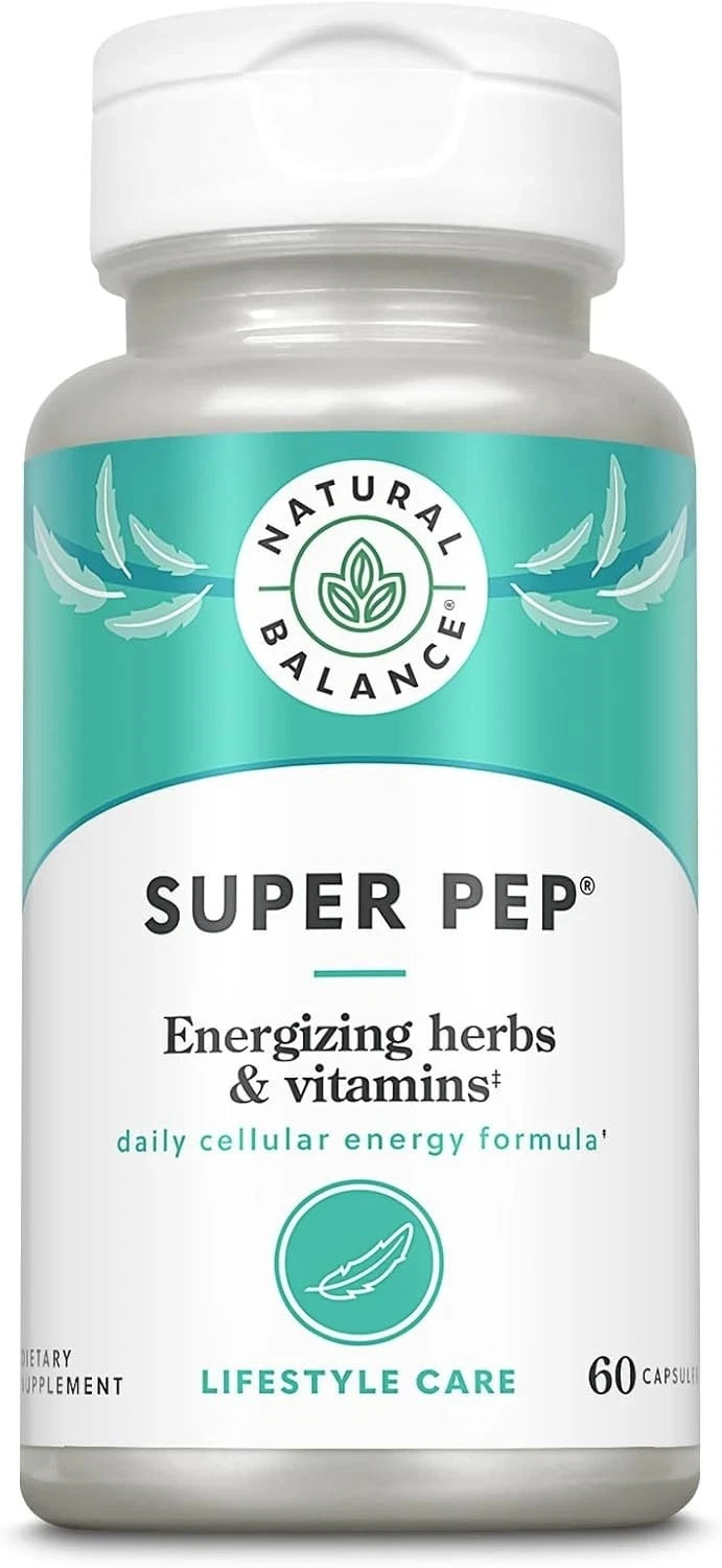 Natural Balance Super Pep 60 Caps Each (Pack of 3)