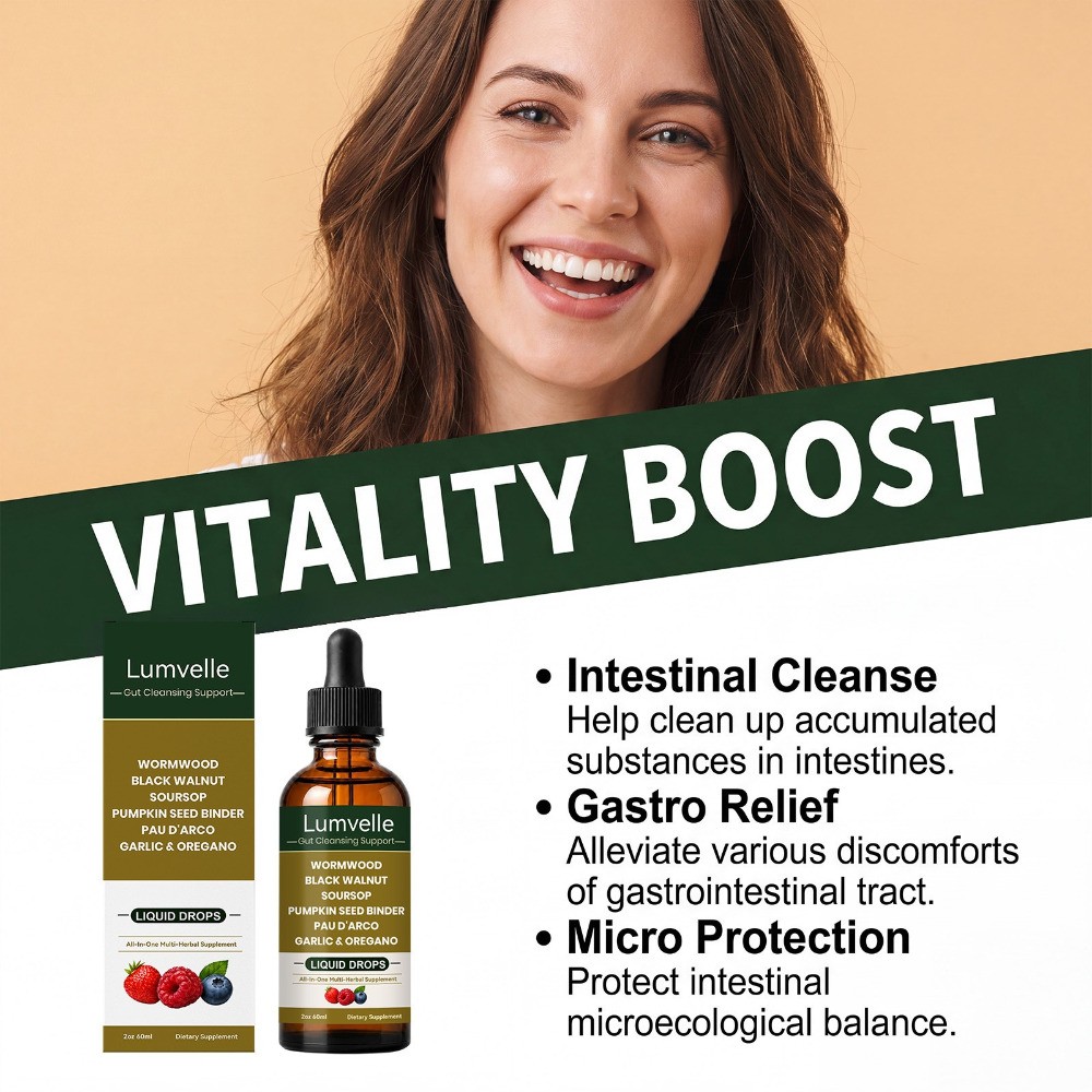 2PCS LUMVELLE Wild Harvest Wormwood Botanical Liquid Herbal Drops 60ml~20%OFF US