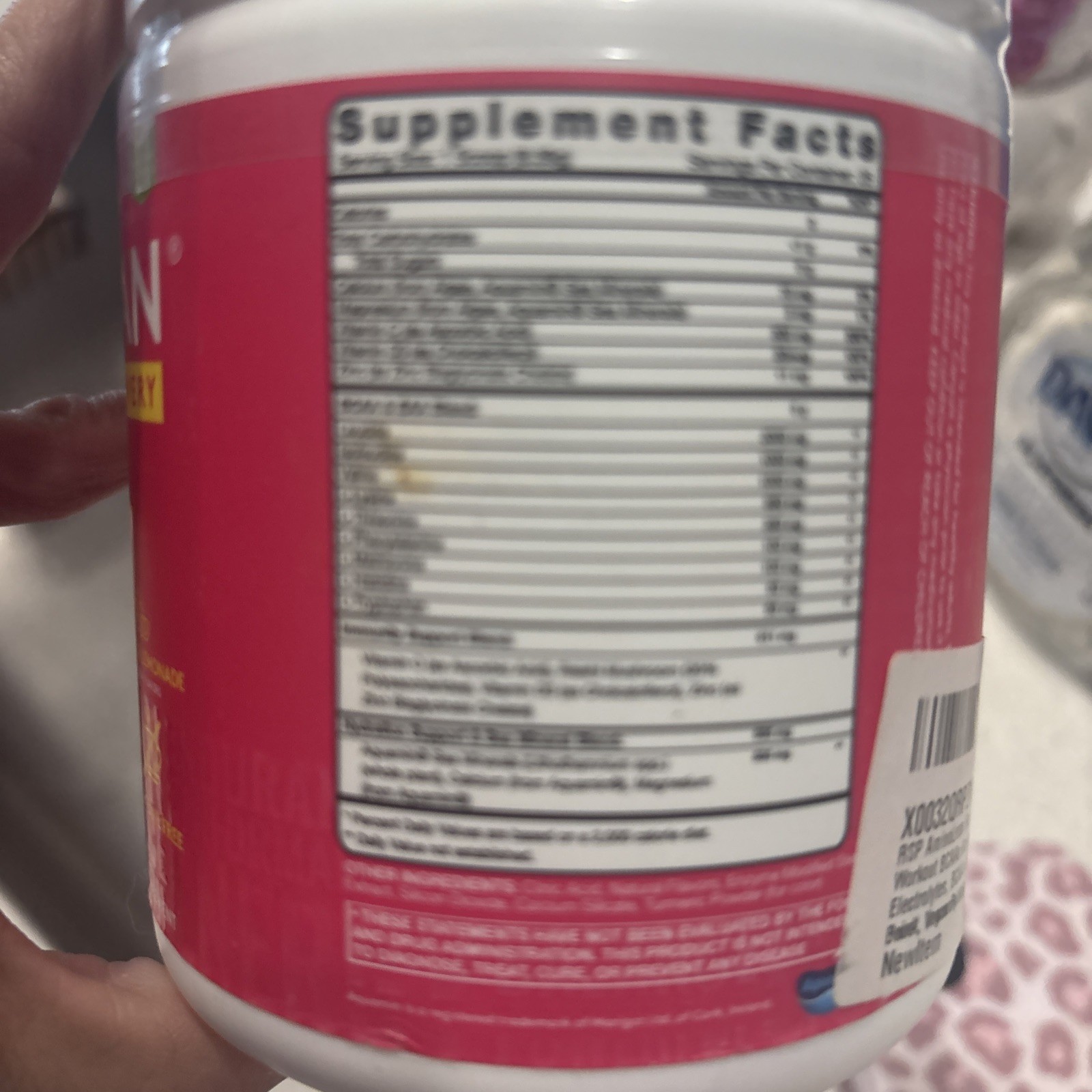 RSP Lean Recovery Hibiscus Lemonade Dietary Supplement