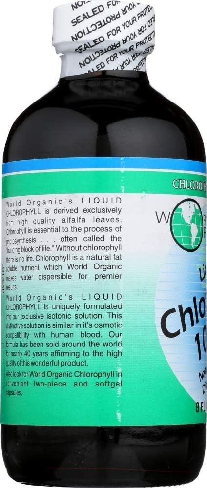 World Organic 100mg Liquid Chlorophyll – 16 Oz EXP 4/24