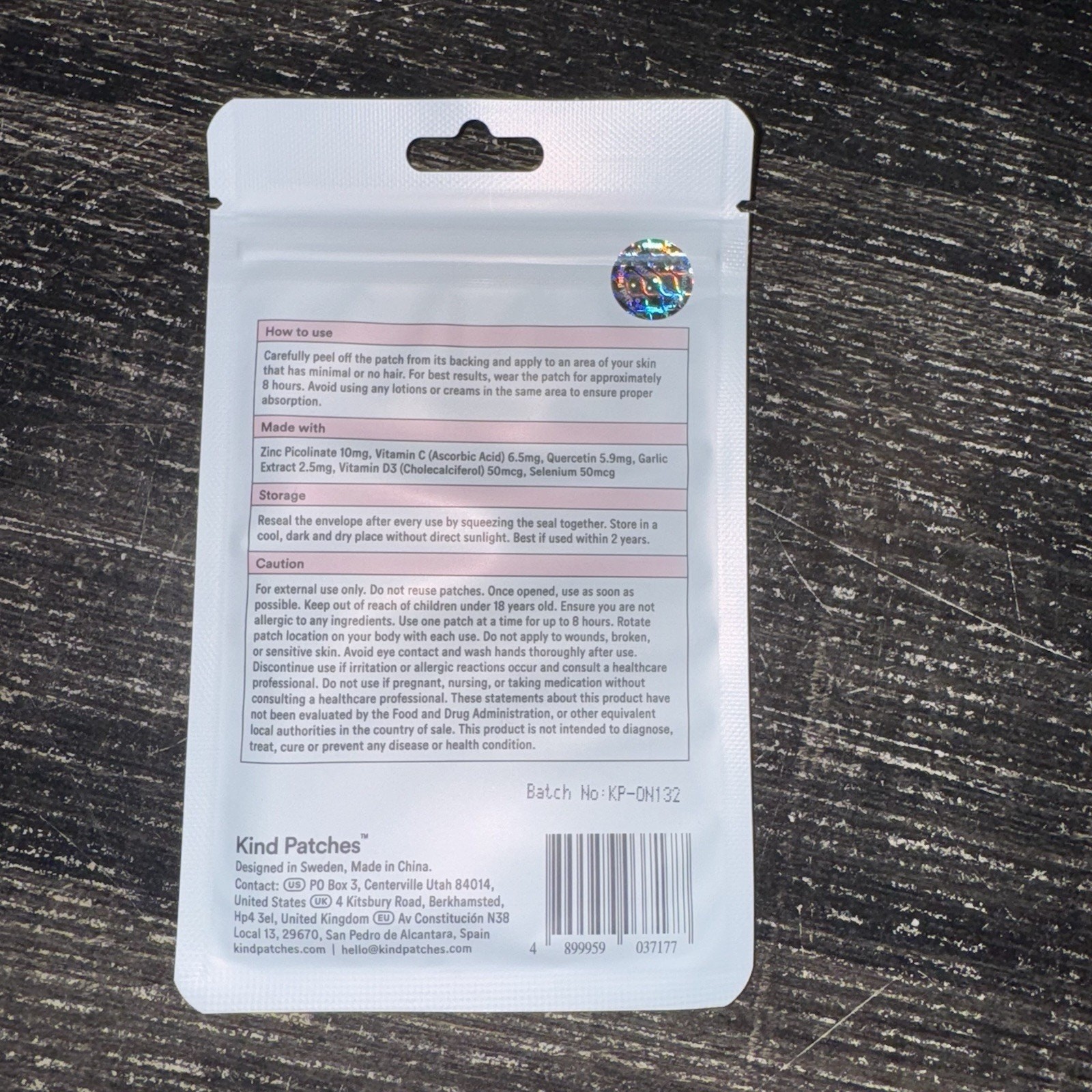 Kind Patches Defence 30 Patches Immune Boosting