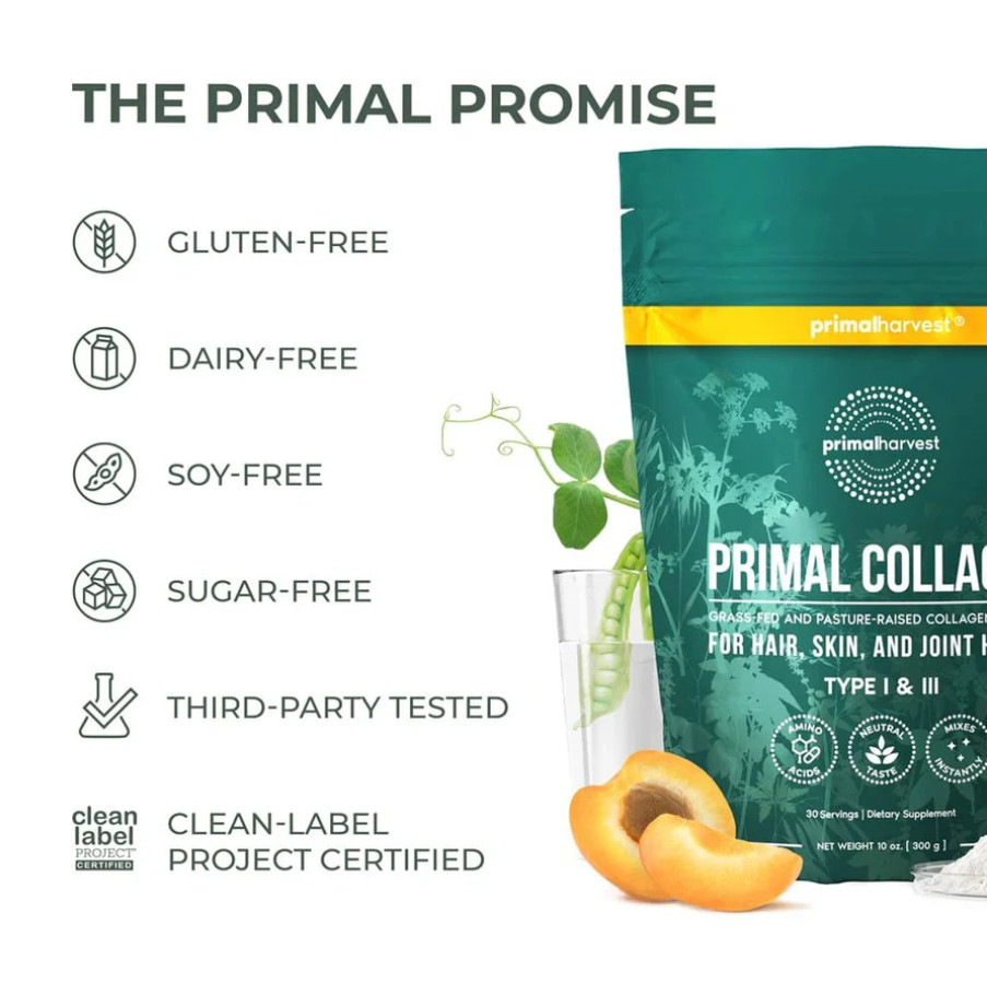 Primal Collagen Powder for Skin, Hair & Joint Health – Grass-Fed