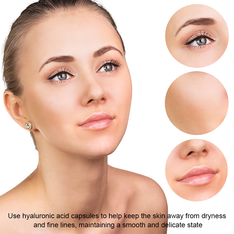 Hyaluronic Acid 120mg – High Strength Anti Aging, Joint, Skin Care 60 Capsules
