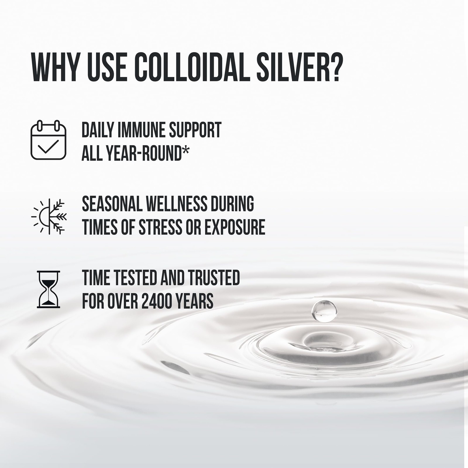 Sovereign Silver Immune Support – Colloidal Silver Bio-Active Silver Hydrosol