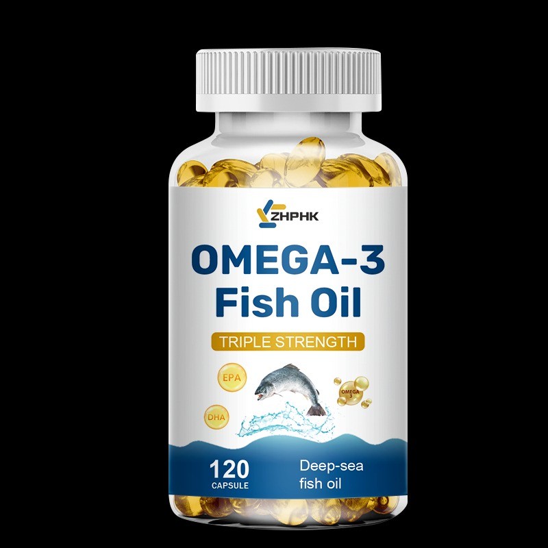 Omega-3 fish oil capsules support metabolism emotions nerves anti-inflammatory