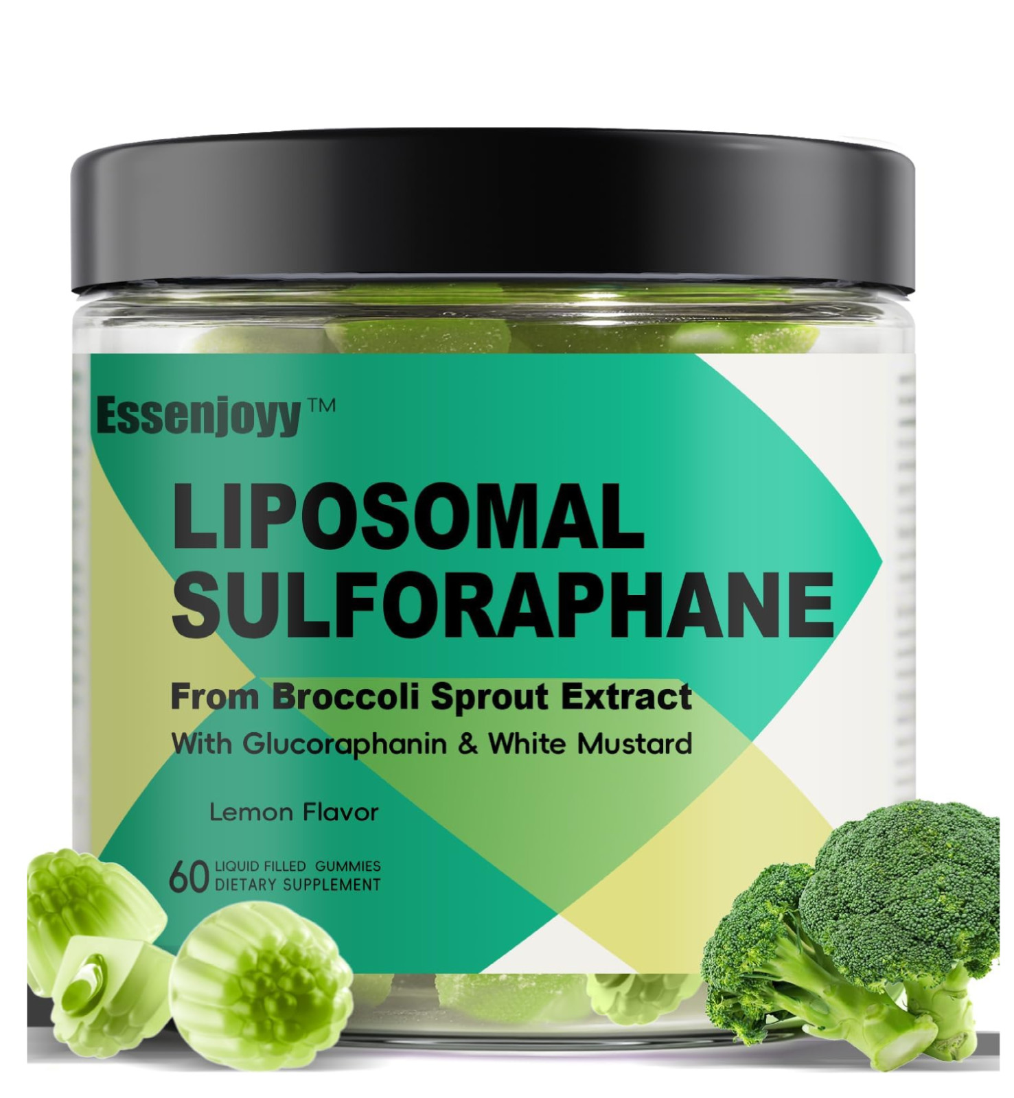 Sulforaphane Supplement Gummies – Vegan Broccoli Sprout Extract with Free Shippi
