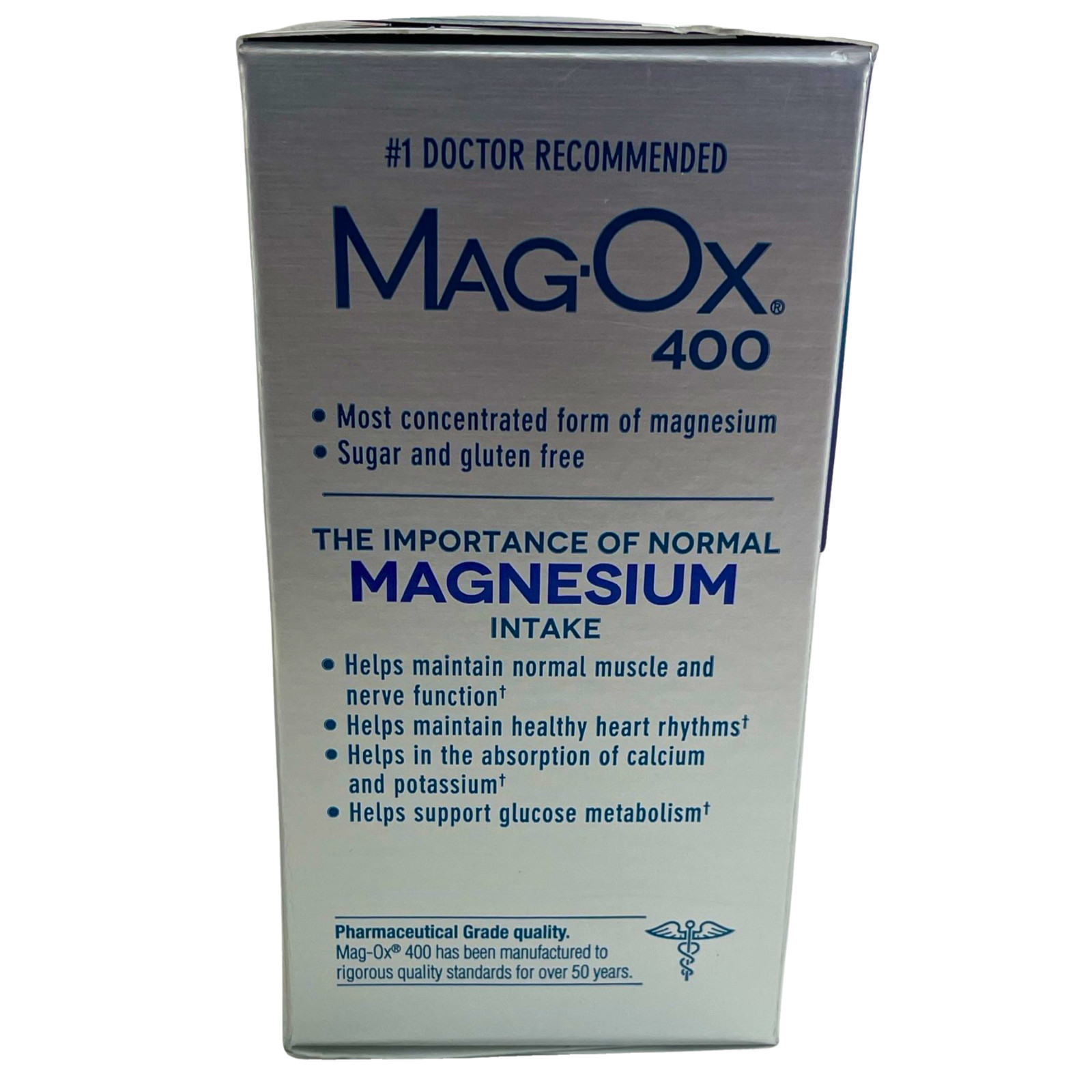 Mag-Ox 400 Most Concentrated Form of Magnesium Supplement 120 Tablets 2 Pack New