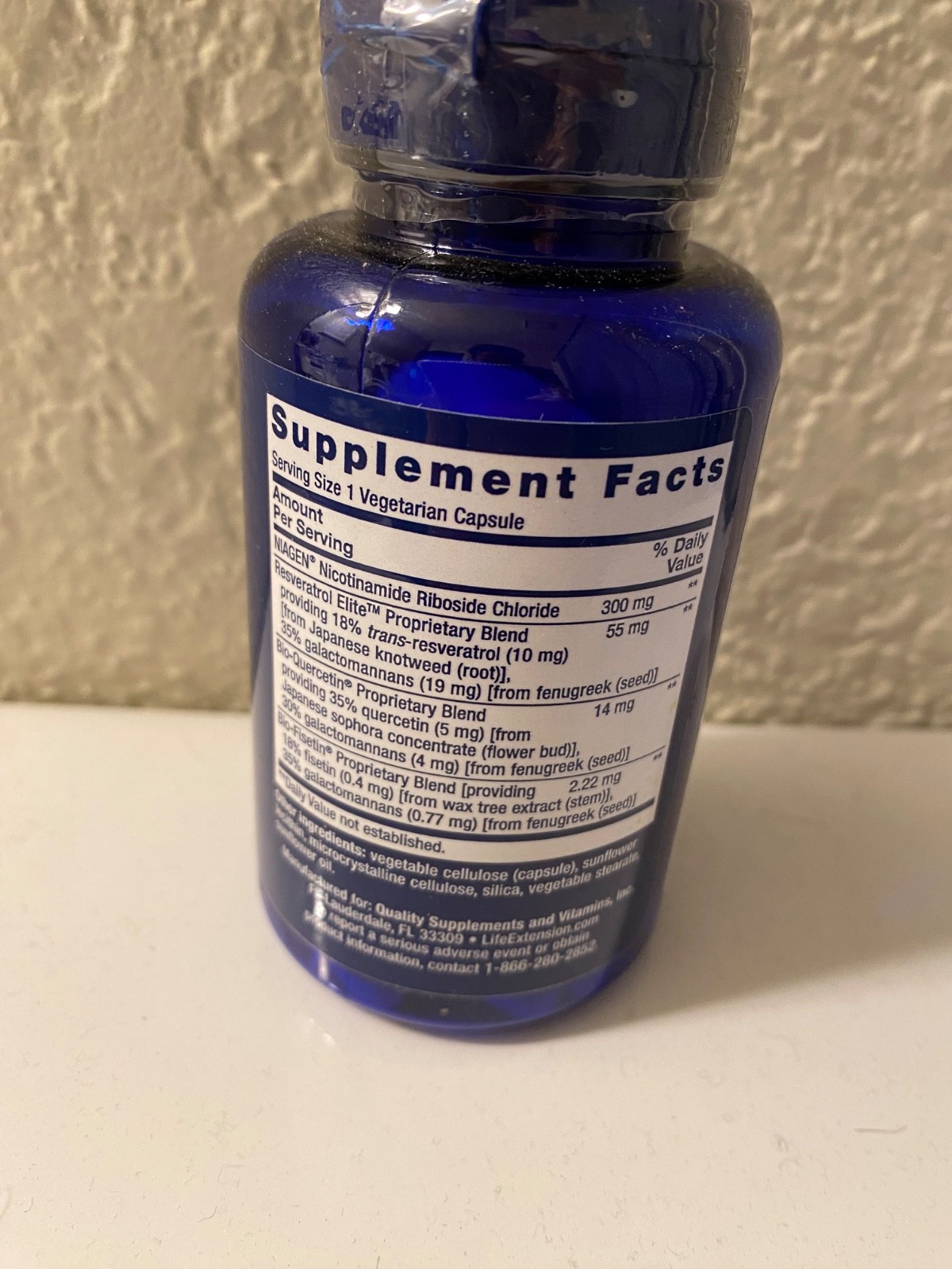 Life Extension Nad+ Cell Regenerator Capsule, 300mg – 30 Count