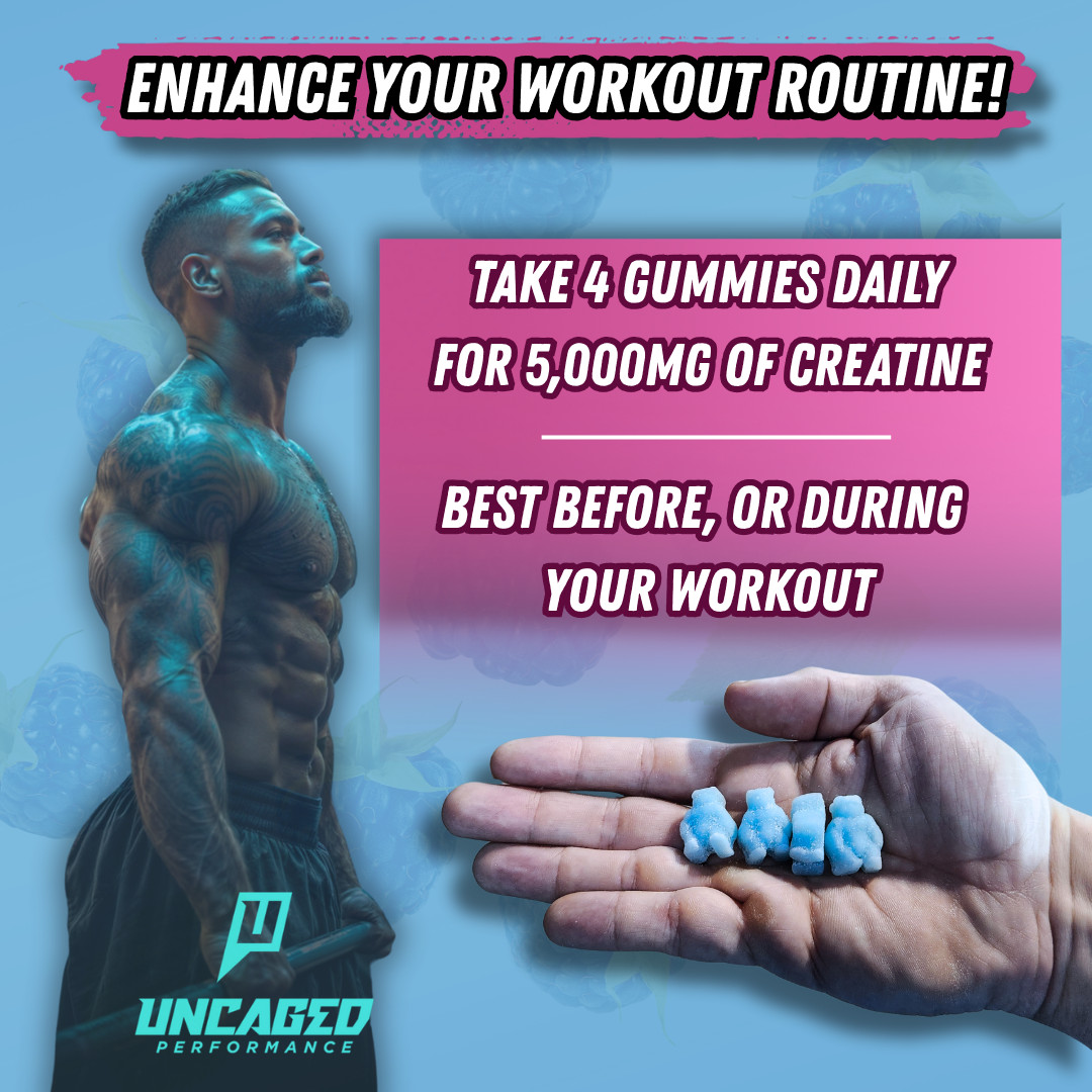 Creatine Monohydrate Gummies, 5g Creatine 30 Servings, Lab Verified, Made in USA