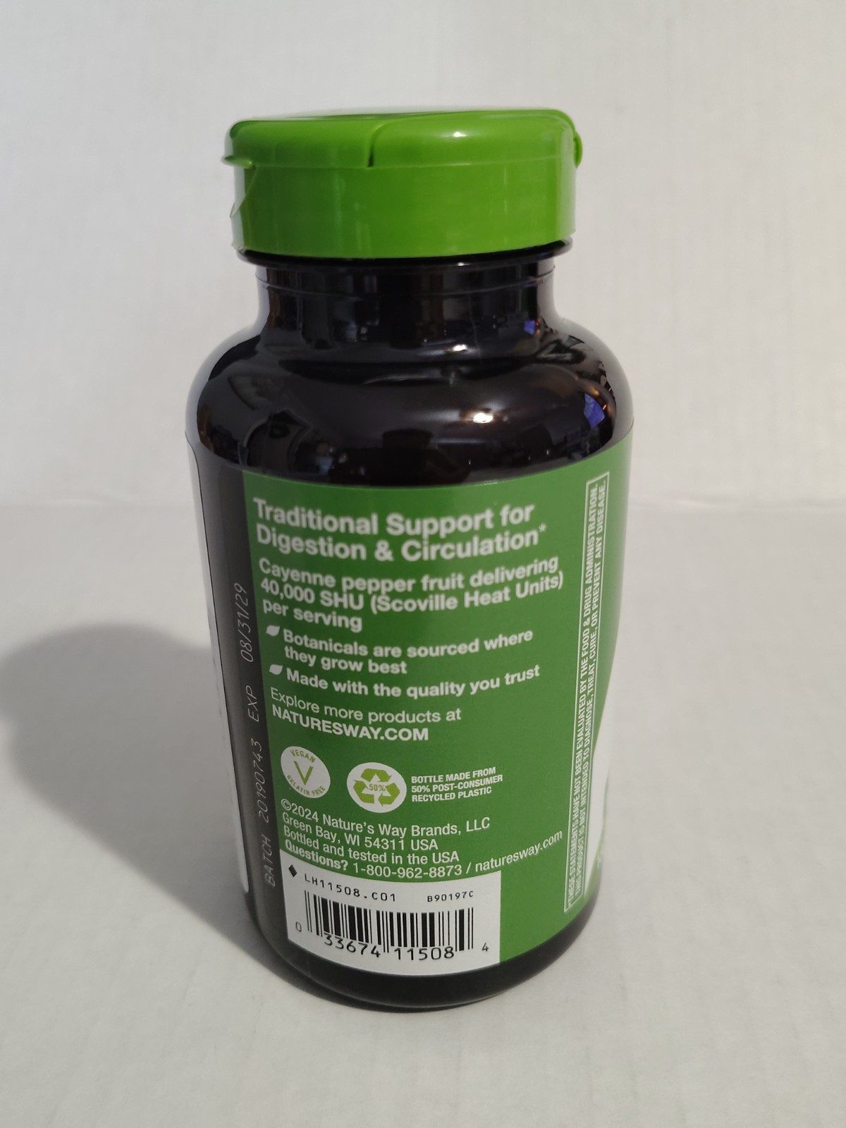 Nature’s Way Cayenne Fruit (450mg) 180 vcaps