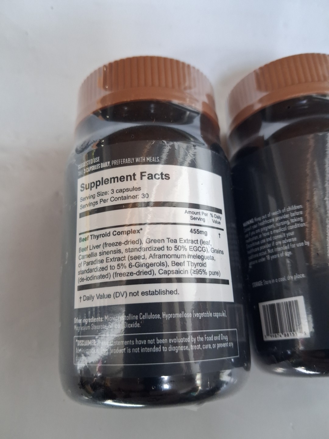 Forgebody Beef Thyroid Complex 90 Capsules