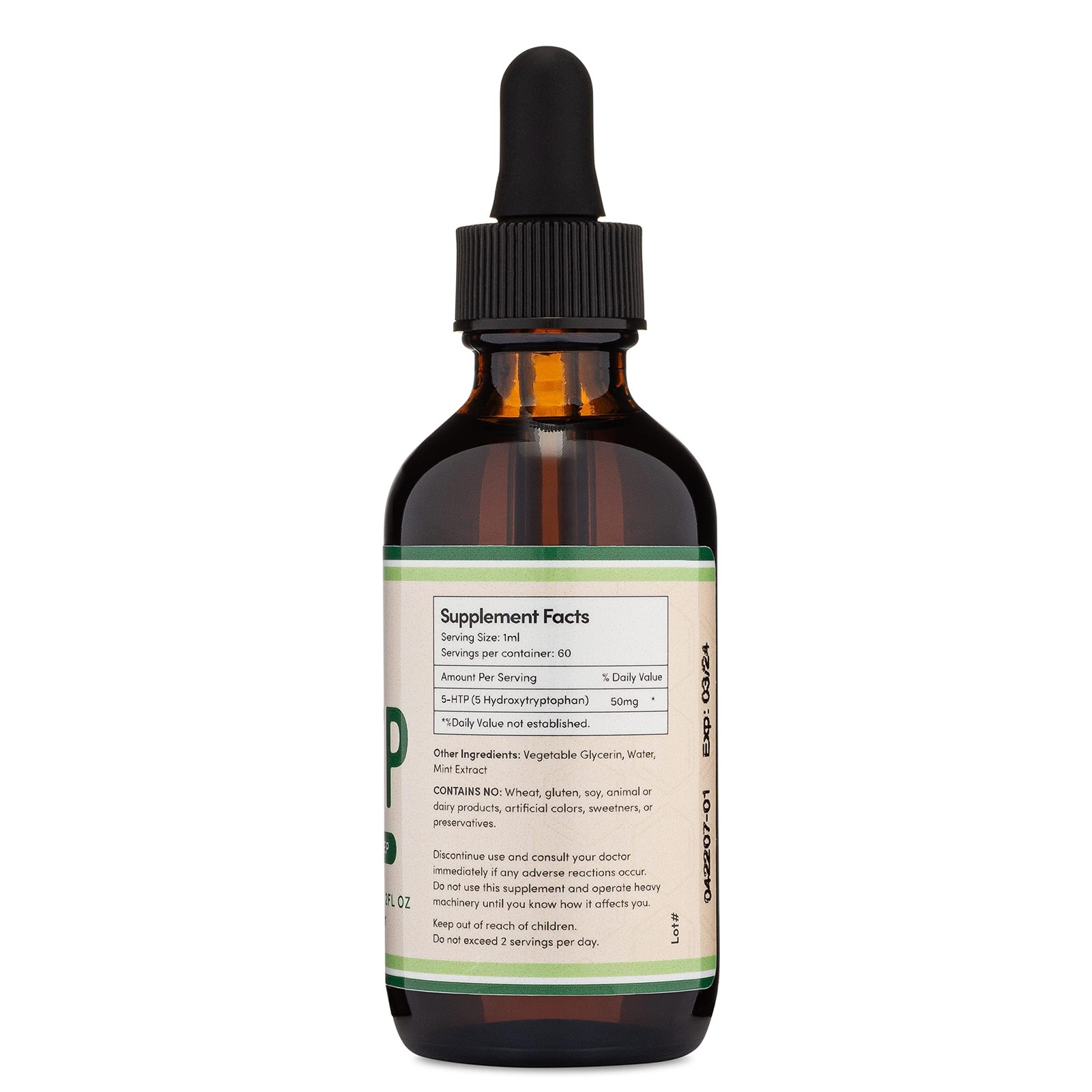 5HTP Liquid Drops – More Absorbable and Effective 2 Fl Oz (Pack of 1), Red