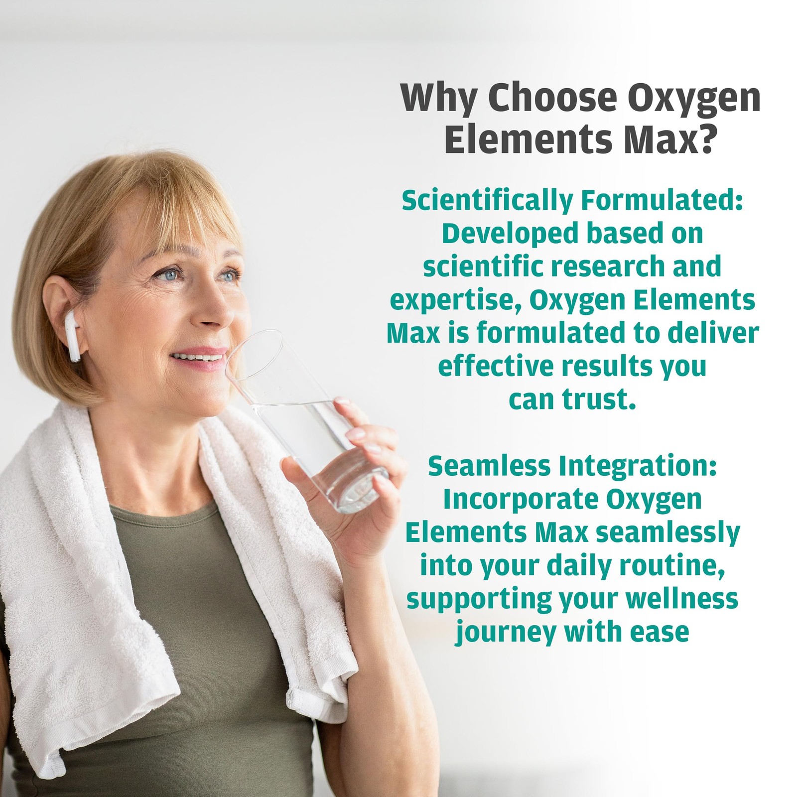 GHT Oxygen Elements Max Liquid Drops in 1 Ounce 1.0 (Pack of 3)
