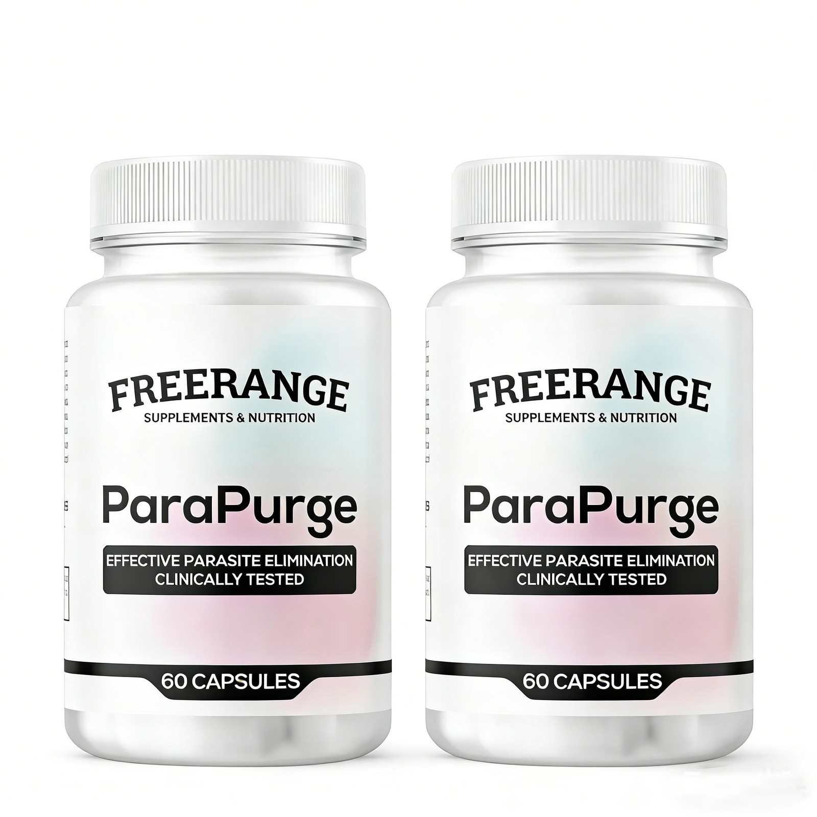 FreeRange ParaPurge Advanced Parasite Cleanser 60-300 Capsules Para Purge Newbl