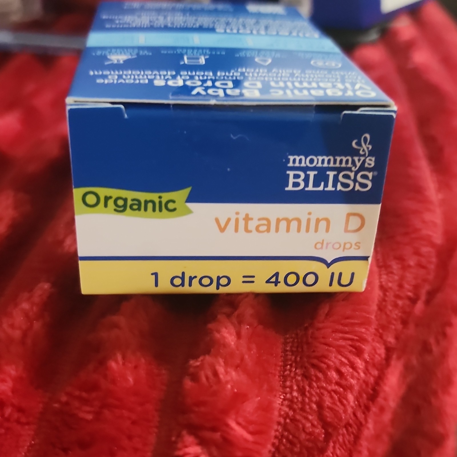 Mommy’s Bliss Organic Vitamin D3 Drops 400 IU 0.11 fl oz Baby Supplement