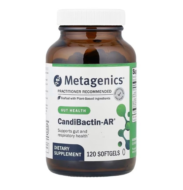 Metagenics, CandiBactin-BR, 180 Tablets + CandiBactin-AR, 120 softgels, 2 Pack