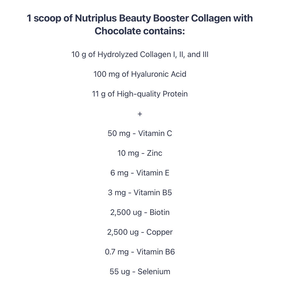 Farmasi Nutriplus Beauty Booster Chocolate Collagen Powder 210g 7.4oz New