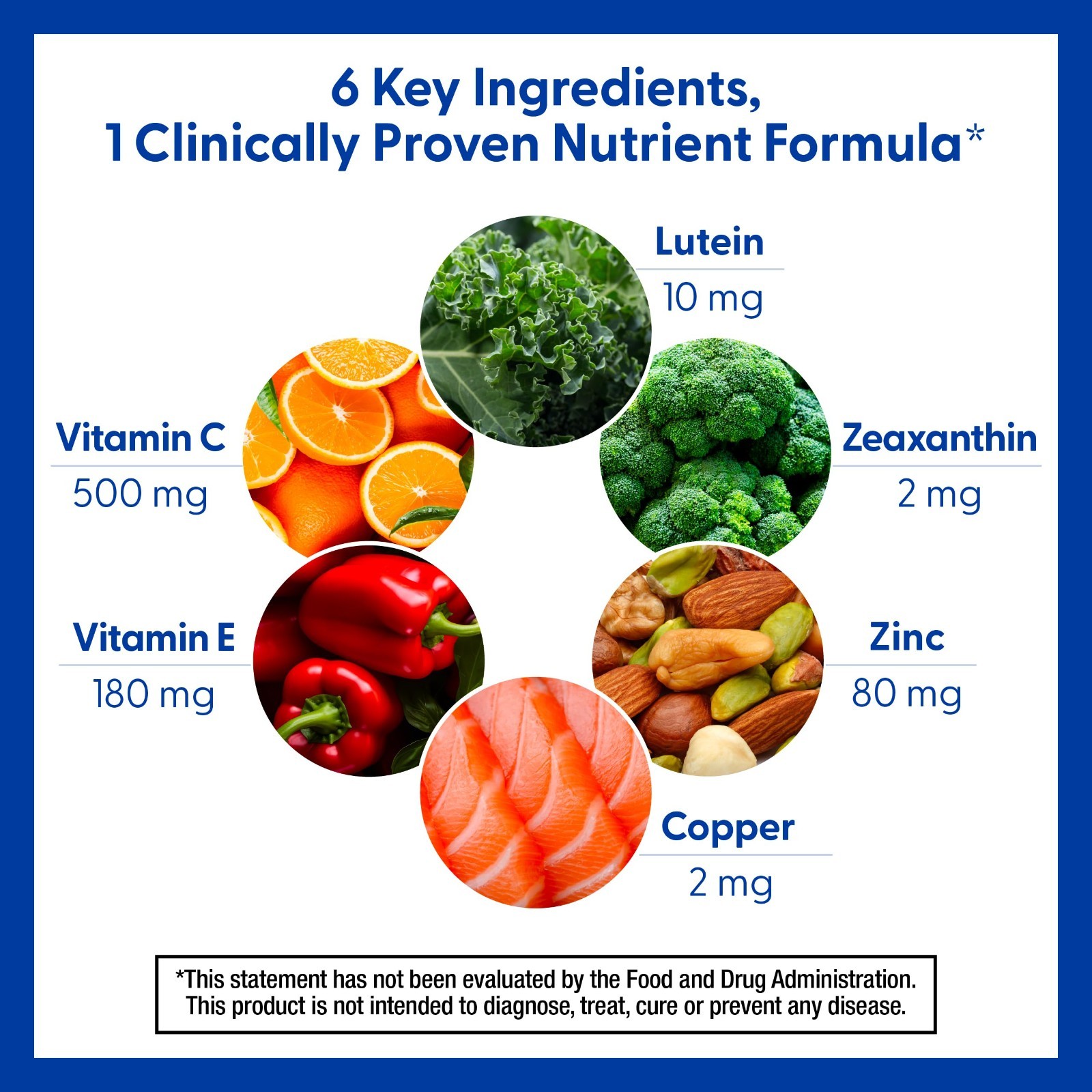 Chewable Eye Vitamins for Macular Support, Lutein, Zeaxanthin, Vitamin C & E, 60