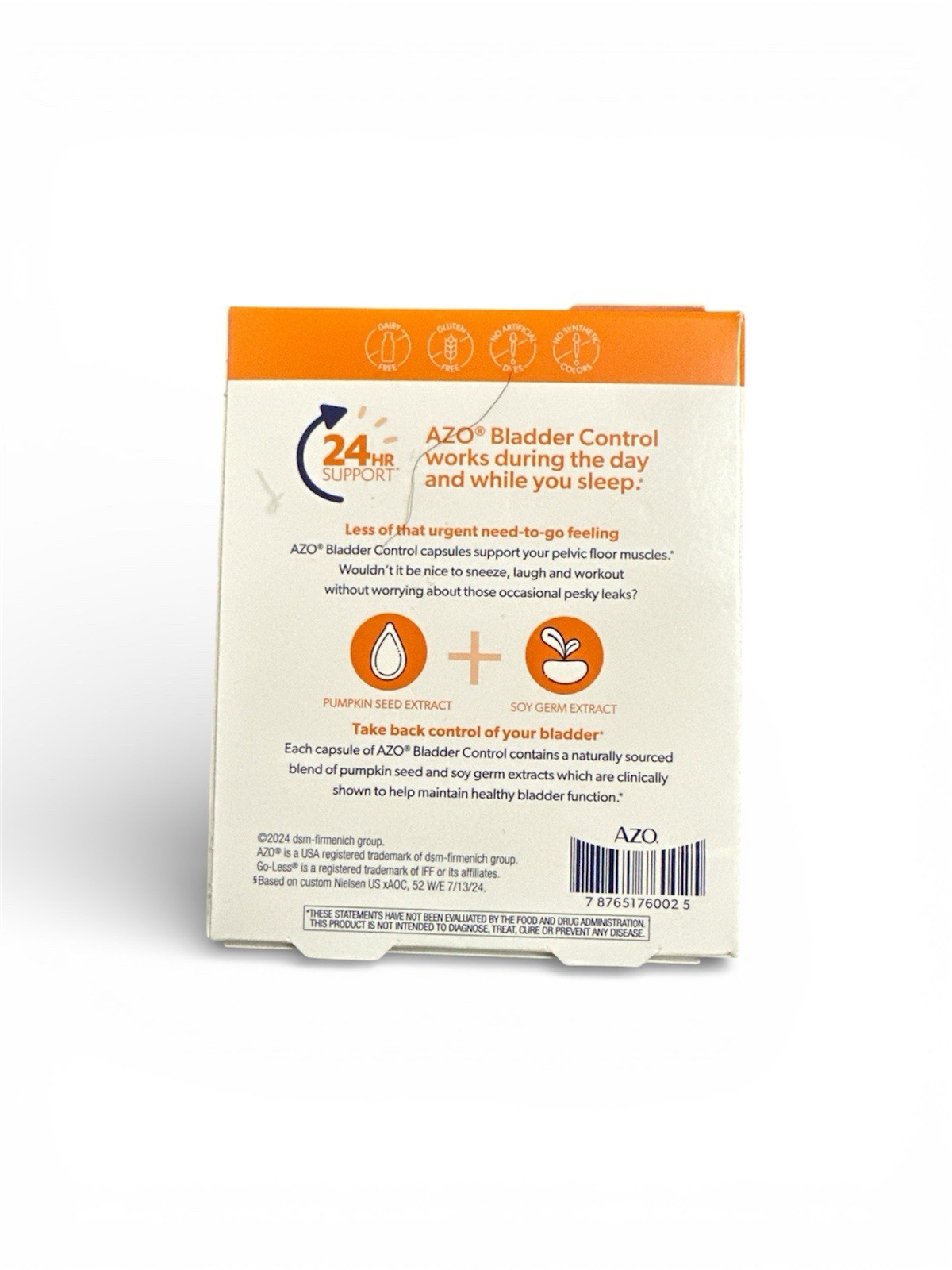 AZO AMR-021 Bladder Control Go-Less Daily Supplement Capsule 54 Count EXP 2027+