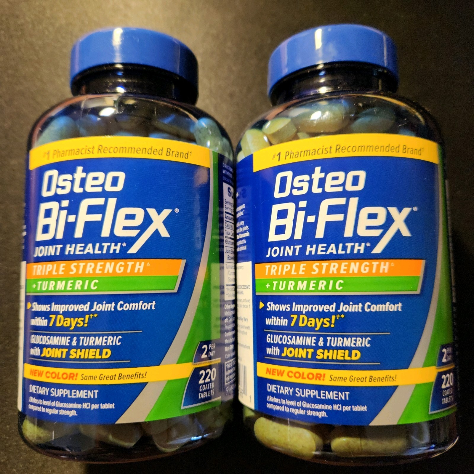 2 Pack Osteo Bi-Flex Joint Health Triple Strength + Turmeric 440 tablet exp 8/28