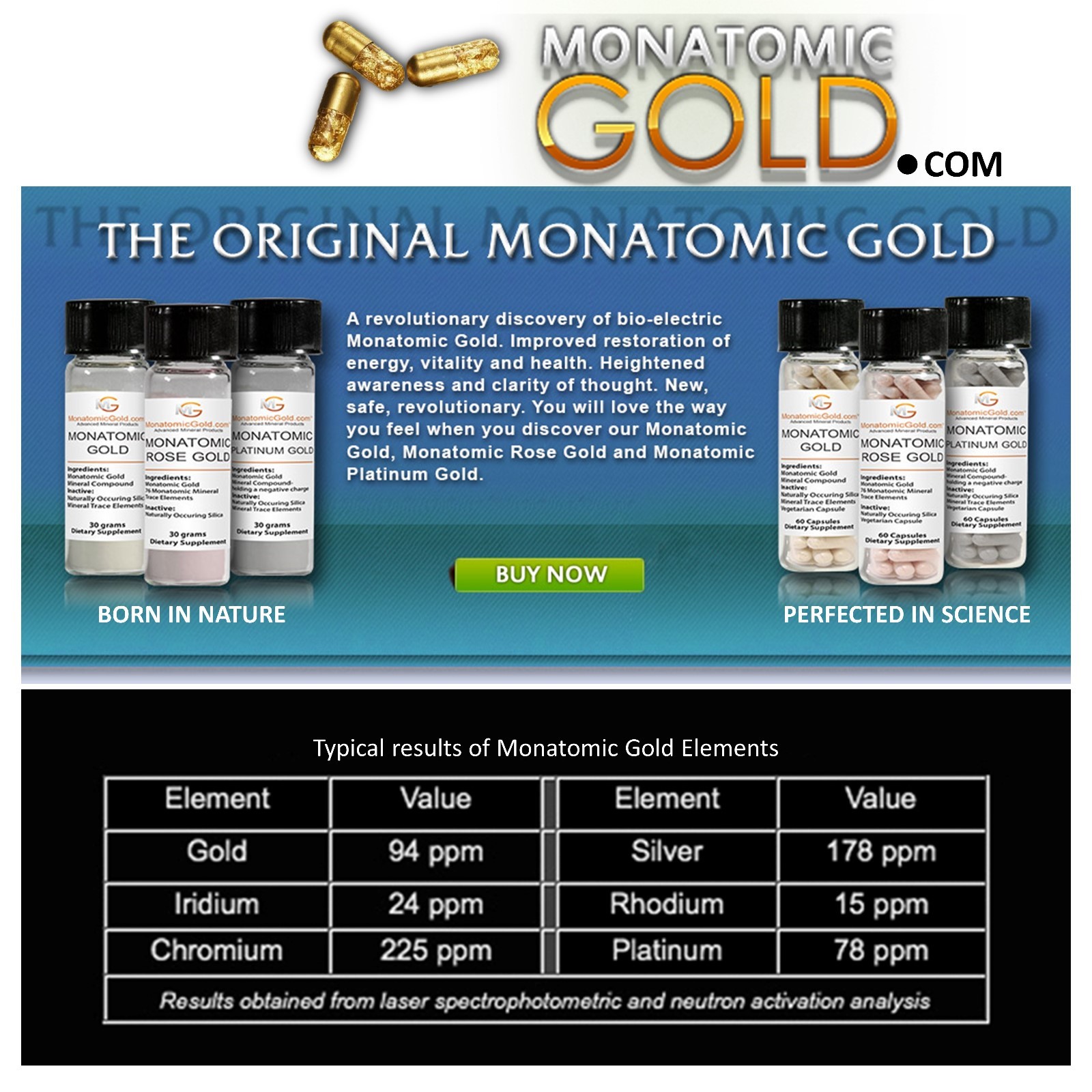 MONATOMIC GOLD *ORMUS* WHITE POWDER GOLD* 10 gram MONOATOMIC GOLD Andara M-5