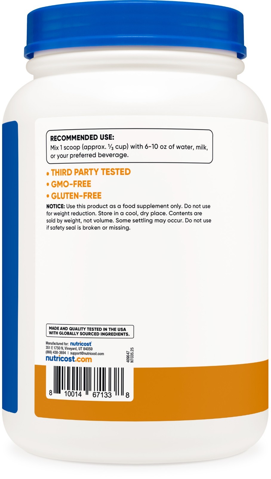 Nutricost Whey Protein Concentrate (Chocolate Peanut Butter) 2LBS – Gluten Free