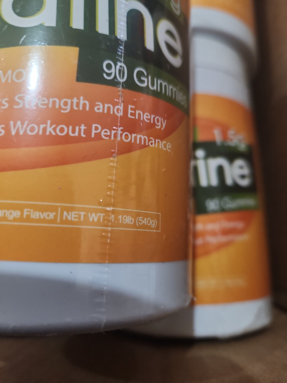 6 Pack SUPERANT Creatine Monohydrate Gummies 90ct 1.5g Vegan Non-GMO Orange New