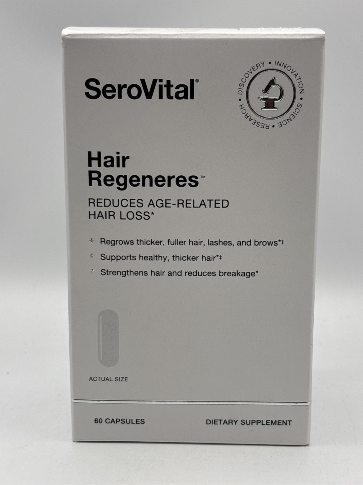 SEROVITAL HAIR REGENERES REDUCES AGE-RELATED HAIR LOSS NEW EXP 03/27