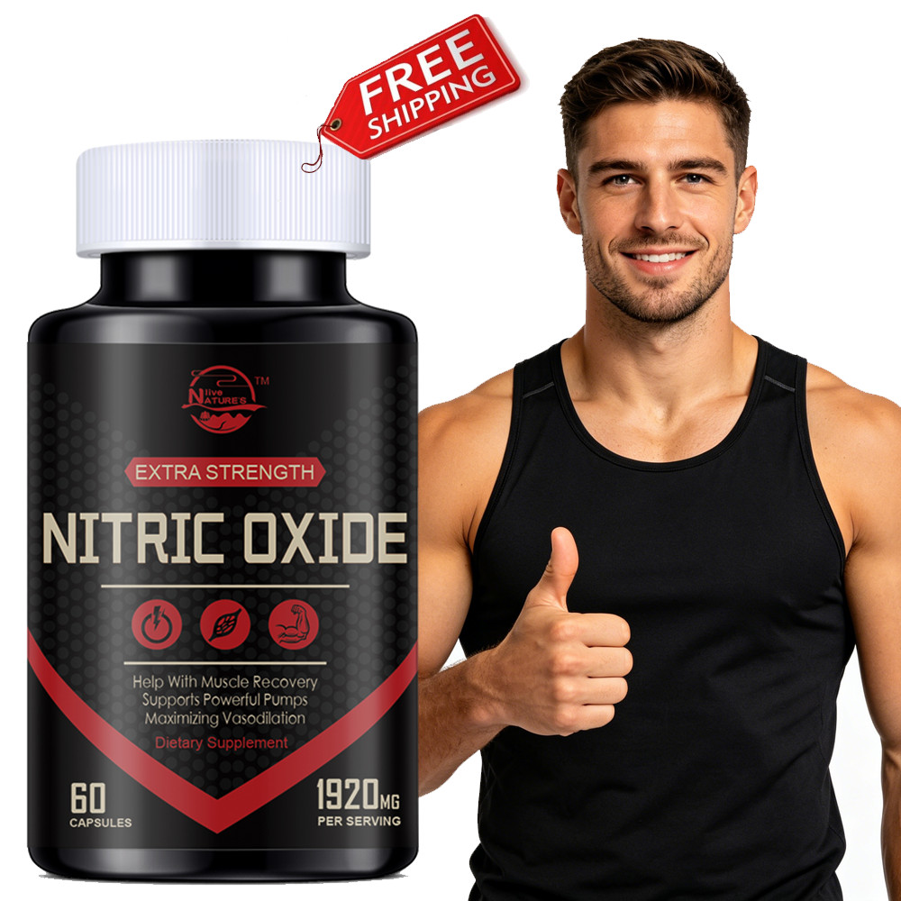 L-Arginine L-Citrulline Nitric Oxide Booster Extra Strength 120 Capsules
