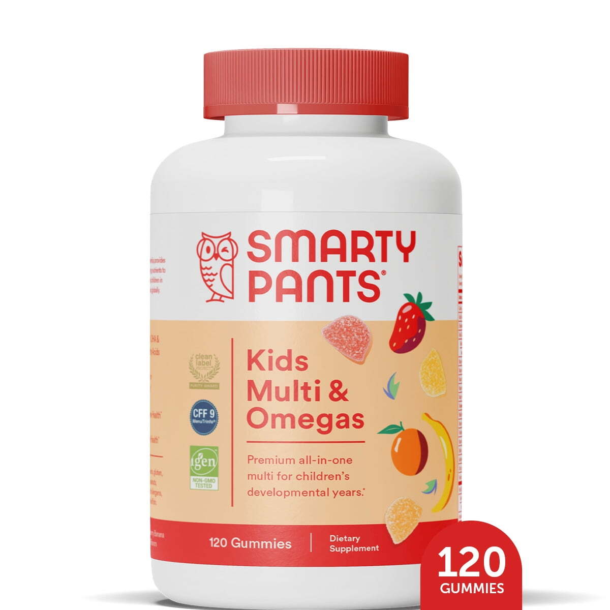 Smarty Pants Kids Multi & Omegas 120 Gummies