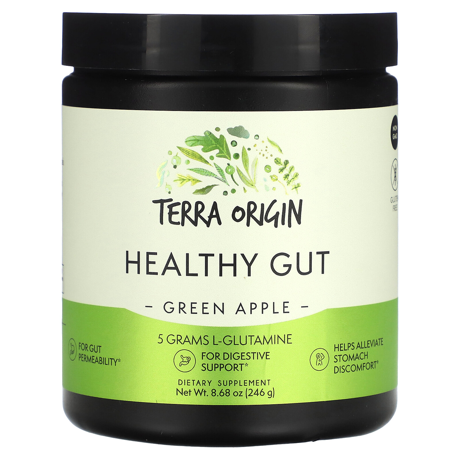 Healthy Gut, Green Apple, 8.68 oz (246 g)