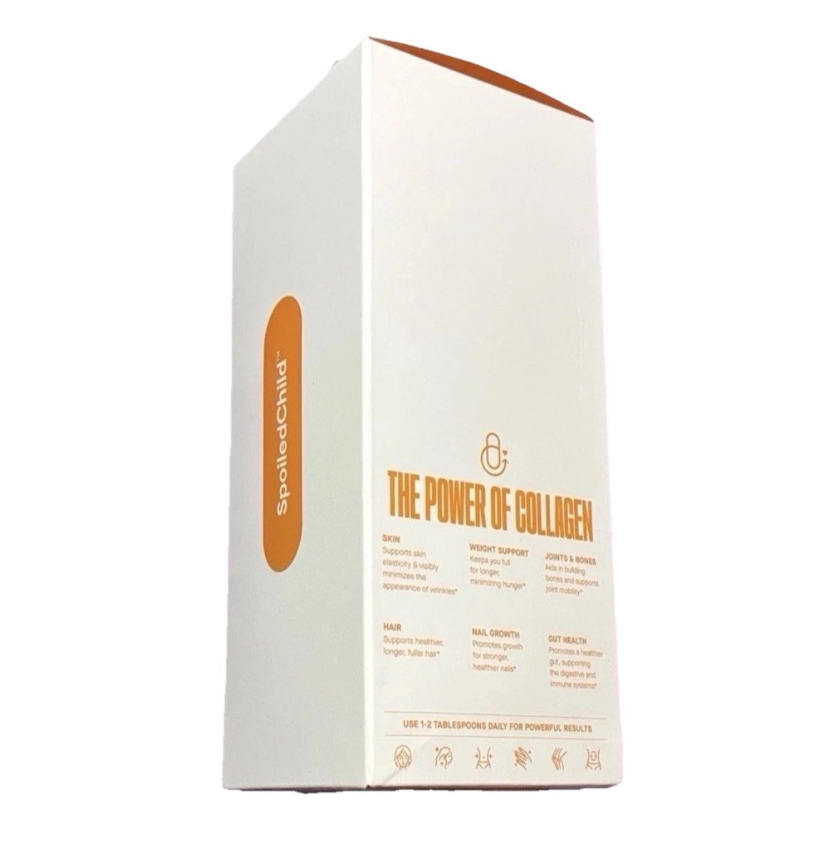 Spoiled Child E27 Extra Strength Liquid Collagen Peptides Mango 13.5 oz New