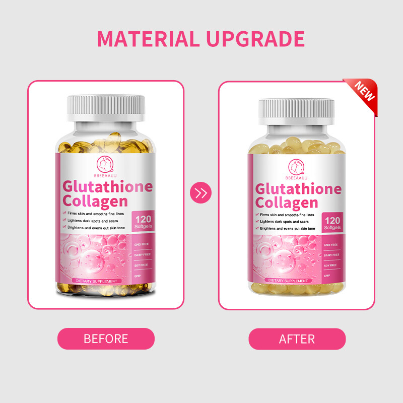 120 Capsules Collagen Glutathione Pills Whitening Skin Bleaching Lightening
