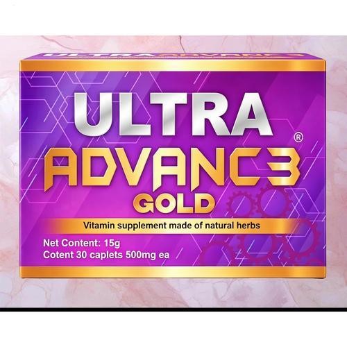 Ultra Advance Vitamin and Mineral Supplement 30 Capsules 500 Mg