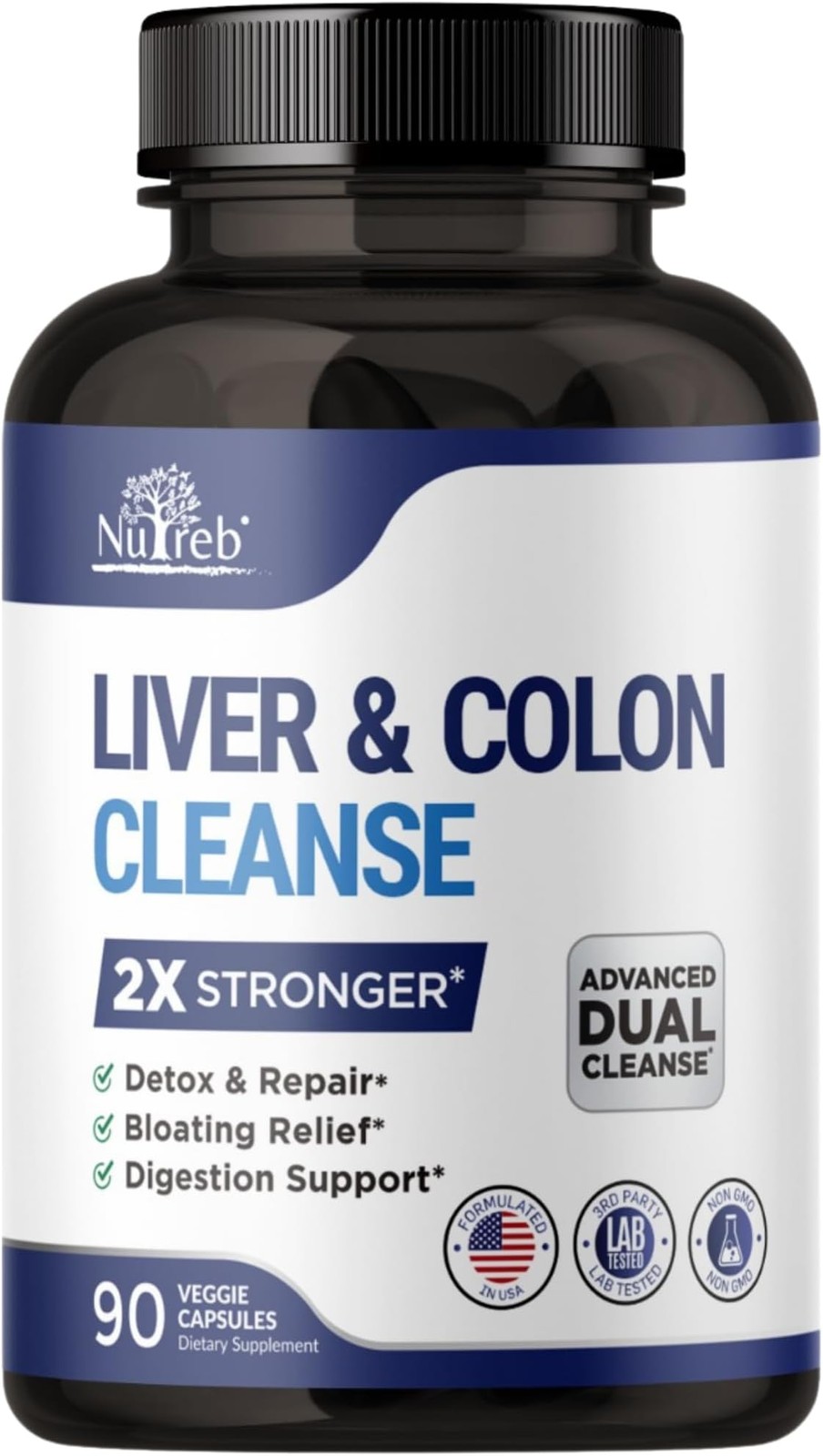 Liver & Colon Cleanse – 2X Stronger – Liver Cleanse Detox & Repair – Colon Cl…