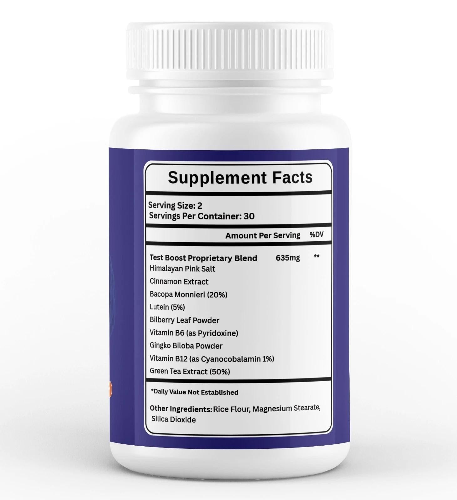 (5 Pack) Focus Max Pills Nootropic Natural Brain Supplement FocusMax 60 Capsules
