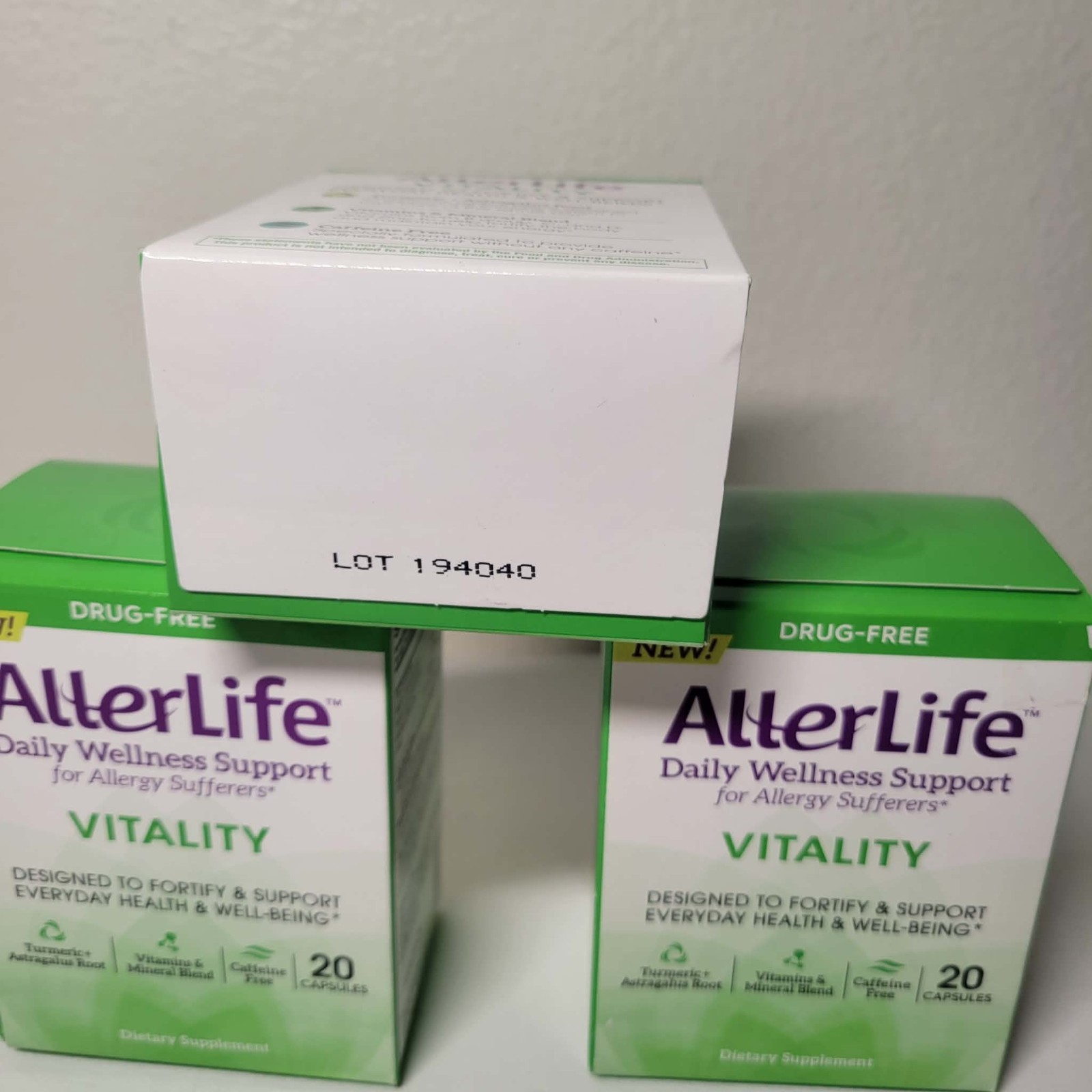 AllerLife Vitality Daily Dietary Supplements for Everyday Health (3 Pack)