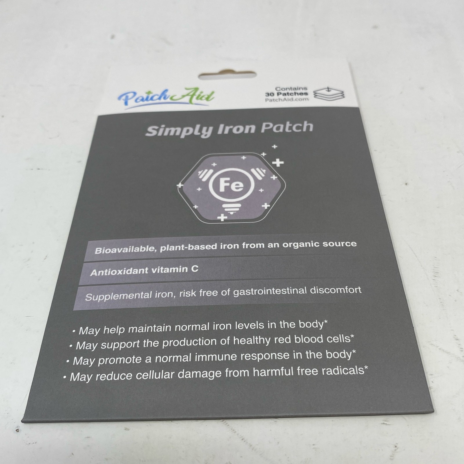 PatchAid Simply Iron Patch 30 Patches with Vitamin C