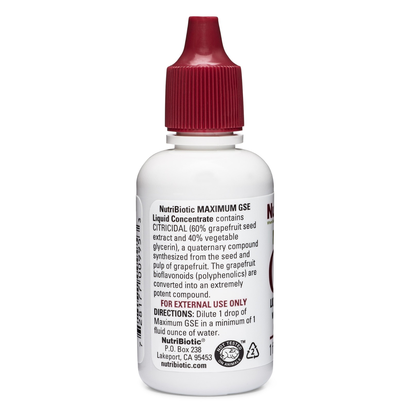 NutriBiotic – Maximum GSE Liquid Concentrate – 1 Fl. Oz.