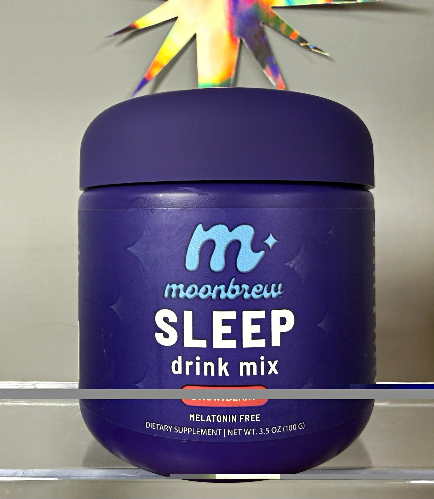 Moonbrew Sleep Support Powder Drink Mix, Melatonin-Free Vitamin 3.5oz