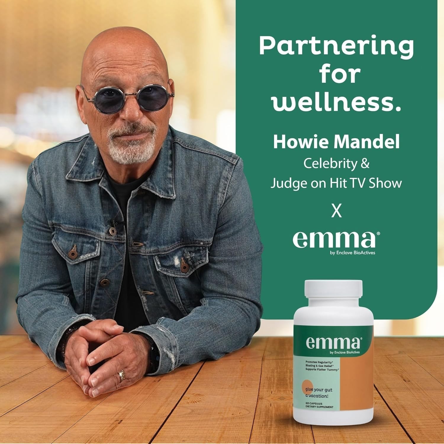 3Bottles Emma Gut Health Supplement 180 Capsules for Bloating Relief & Leaky Gut