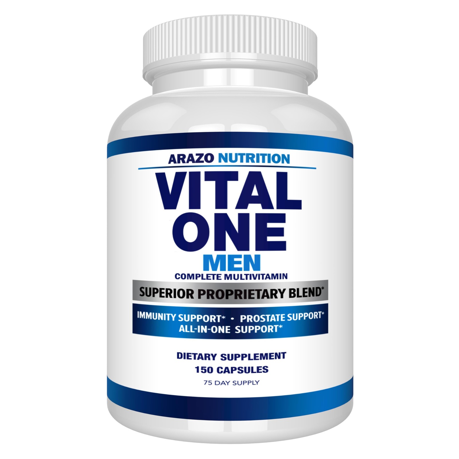 Arazo Nutrition Vital One Multivitamin for Men – Daily 150 Count (Pack of 1)