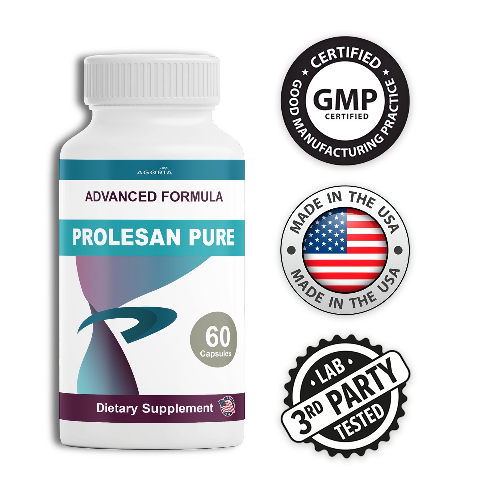 (3 Pack) Prolesan Pure Capsules – Weight Management, Metabolism & Energy Support