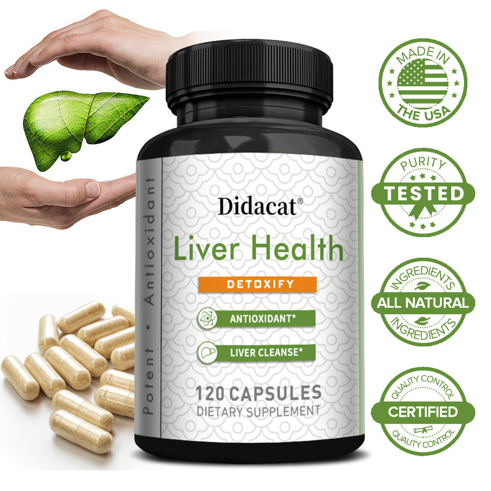Liver Health Cleanse Repair Capsules Detox Cleanser Supplements Men Women