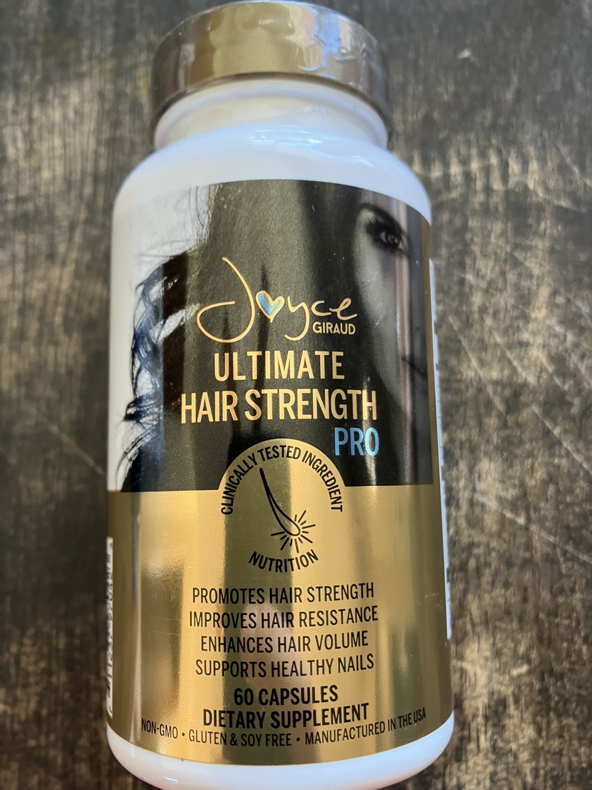 Joyce Giraud Ultimate Hair Strength Pro Supplement 60 capsules 30 Day Ex12/26
